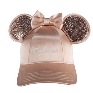 Jerry Leigh Disney Women's Minnie Mouse Baseball Cap with 3D Bling Ears